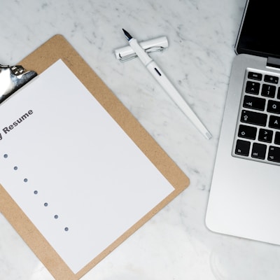 Paper checklist on clipboard